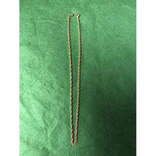 800 - 9CT GOLD CHAIN - WEIGHT 11 GRAMS