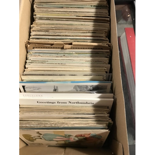 172 - BOX OF EARLY POSTCARDS - APPROX 100