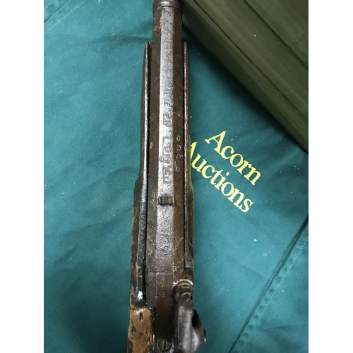 439 - MID 19TH C ANGLO INDIAN PERCUSSION PISTOL