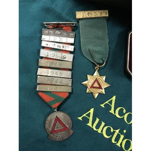 75 - BOXED IMPERIAL SERVICE MEDAL & 3 OTHERS