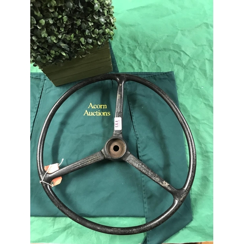 133 - VINTAGE TRACTOR STEERING WHEEL