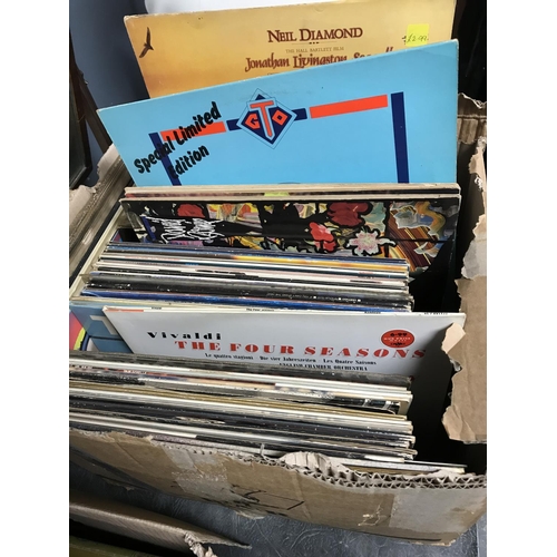 150 - LARGE BOX OF GOOD LPS INC THE JAM, SQUEEZE AND BOWIE ETC - APPROX 90 LPS