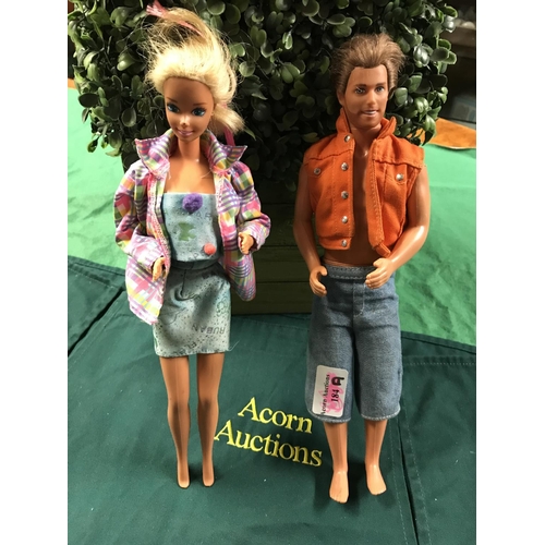 184A - VINTAGE 1990S KEN & 1976 BARBIE