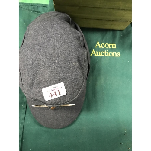 441 - MILITARY HAT WITH BADGE