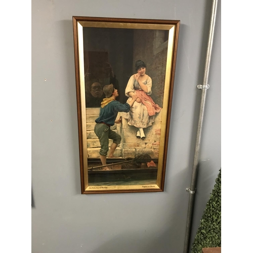 1 - Pair of framed & glazed pictures by Eugene de Bass 18