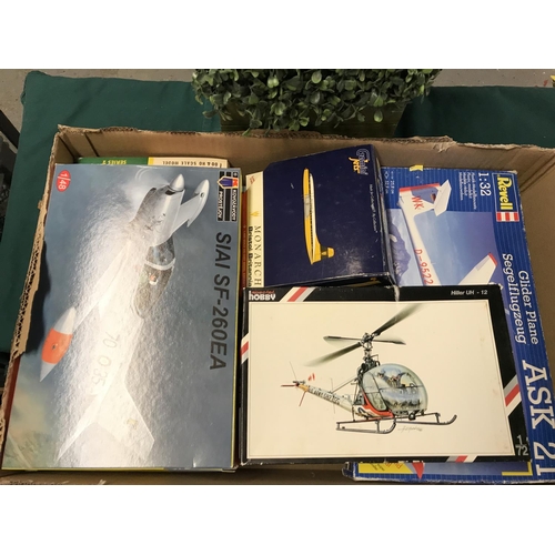 171 - Box of assorted Airfix model etc