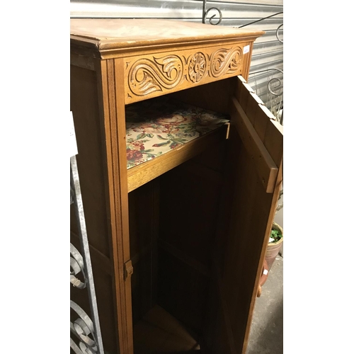 29 - Unusual carved front wardrobe / cupboard - 70