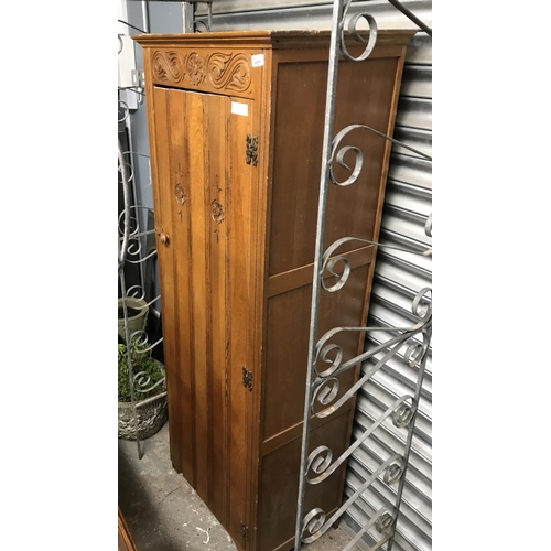 29 - Unusual carved front wardrobe / cupboard - 70