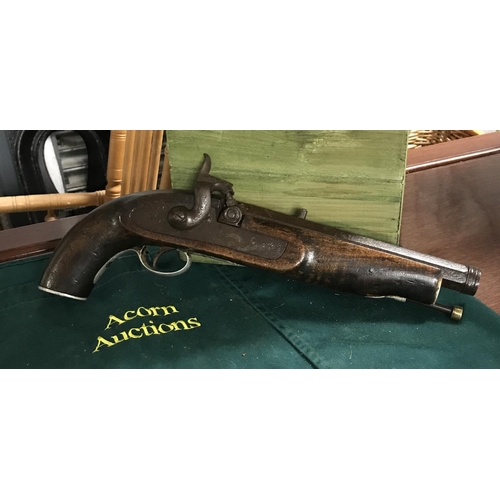 430 - Mid 19th C Anglo Indian percussion pistol