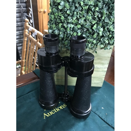 441A - Pair of large WW11 military Barr & Stroud C41 binoculars