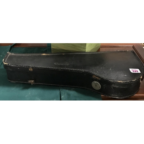 444 - Vintage cased Reliance Mandoline with music sheet book