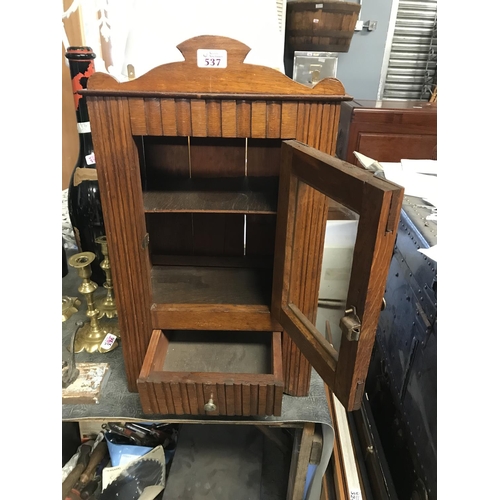 537 - Nice vintage smokers cabinet