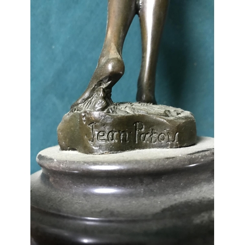 717 - Bronze nude standing 15