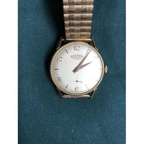 781A - Gents vintage Roamer watch - CLOCKS AND WATCHES ARE NOT TESTED