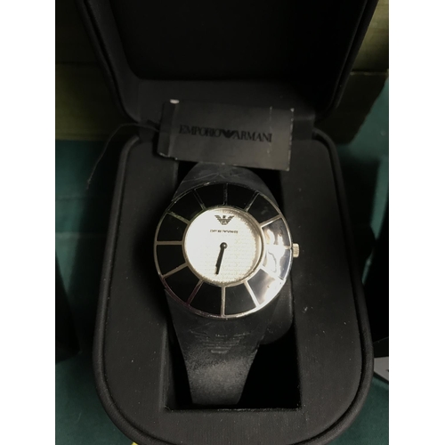 809A - Boxed unusual Emporio Armani gents watch - CLOCKS AND WATCHES ARE NOT TESTED