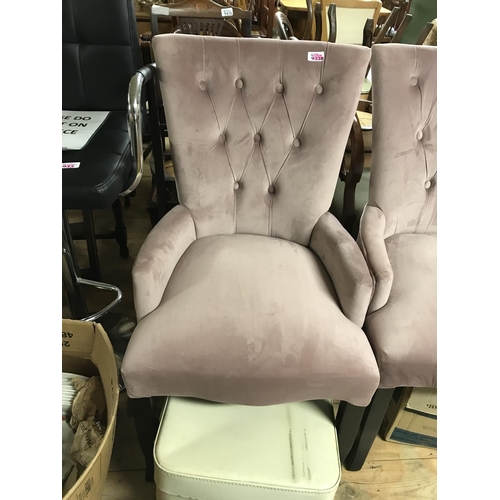 933A - Lovely pink bedroom chair - COLLECTION ONLY OR ARRANGE OWN COURIER...