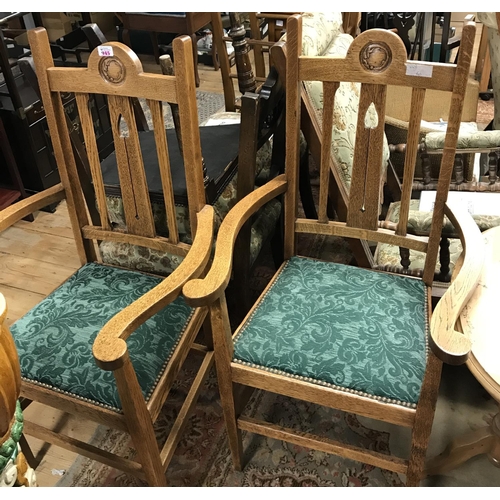 945 - 2 x Lovely Art Deco chairs - COLLECTION ONLY OR ARRANGE OWN COURIER...