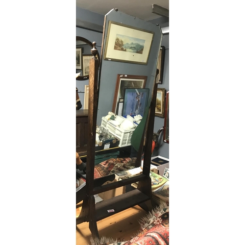 319 - VINTAGE CHEVRALL DRESSING MIRROR