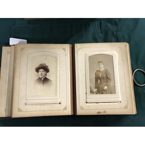 75 - VERY EARLY PHOTO ALBUM WITH PHOTOS INSIDE