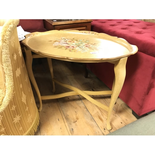 858 - SHABBY CHIC TRAY TABLE