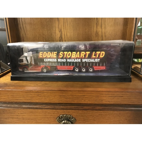 879 - LARGE BOXED CORGI EDDIE STOBART LORRY