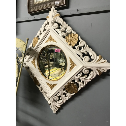 169 - VERY PRETTY ORNATE MIRROR