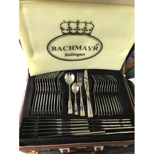 579 - CASED BACHMAYR SOLINGEN CUTLERY SET