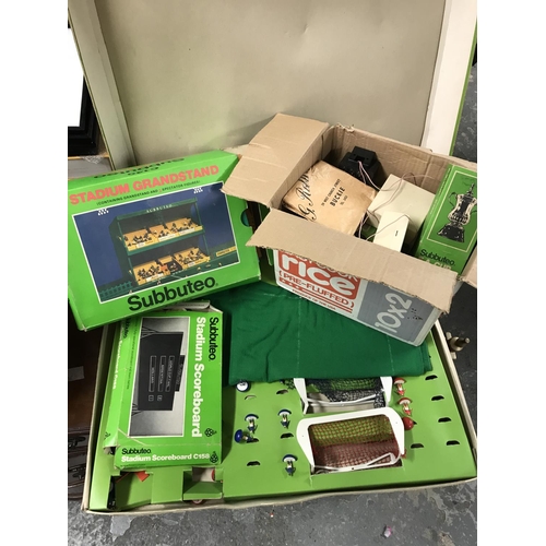 129 - LARGE QTY OF VINTAGE SUBBUTEO ITEMS