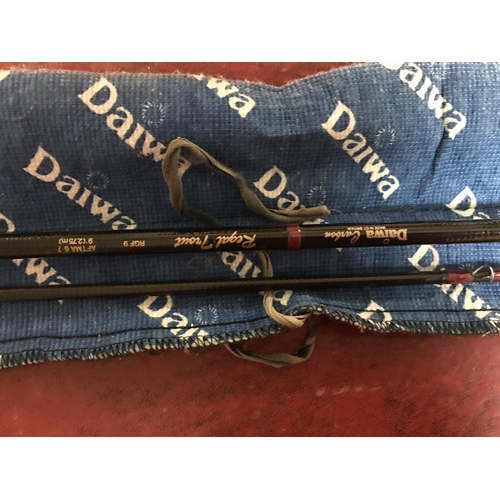 42 - CASED DAIWA REGAL TROUT FISHING 9FT ROD