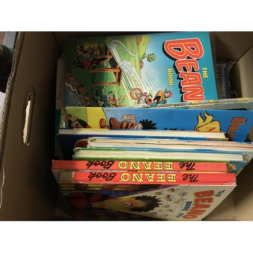 97 - 2 X BOXES OF VARIOUS COMICS INC BUSTER, TIGER & KRAZY ETC - APPROX 200 +