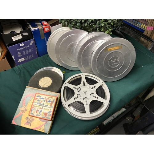 111 - BOX OF VINTAGE FILMS INC DISNEY ETC