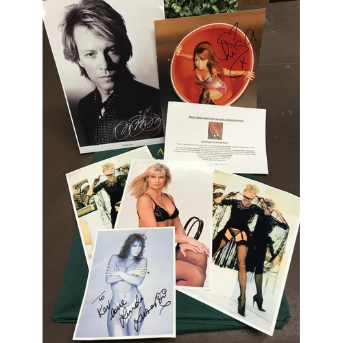 53 - QTY OF ASSORTED PHOTOGRAPHS - SOME SIGNED - MAINLY KYLIE MINOGUE