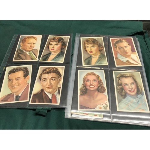 599 - 112 X KWATTA POSTCARDS FROM BELGIUM FEATURING 1940s FILM STARS