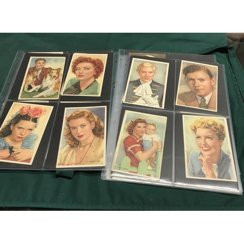 599 - 112 X KWATTA POSTCARDS FROM BELGIUM FEATURING 1940s FILM STARS