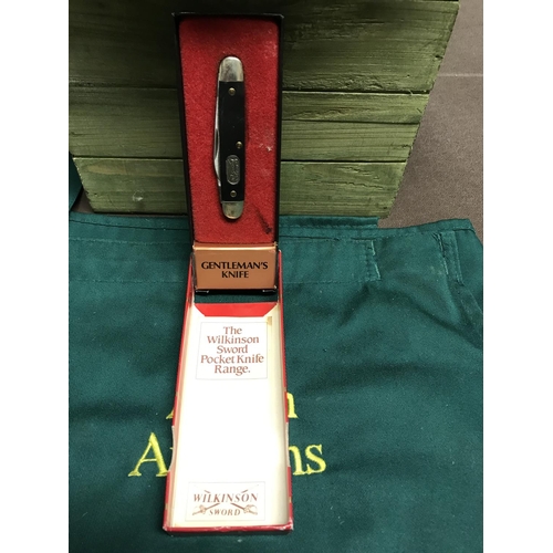 63 - VINTAGE BOXED WILKINSON SWORD GENTLEMANS POCKET KNIVE