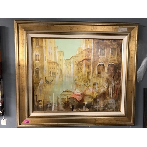 85 - FRAMED OIL ON CANVAS SIGNED TINO RUSCONI ENTITLED 