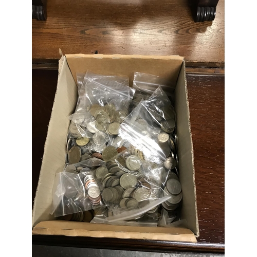 59 - LARGE BOX OF ASSORTED COINS