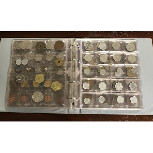 66 - ALBUM OF ASSORTED COINS