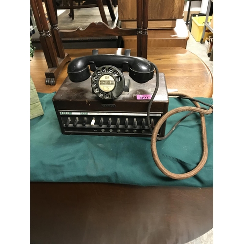 91 - VINTAGE DICTOMATIC DICTOGRAPH TELEPHONE