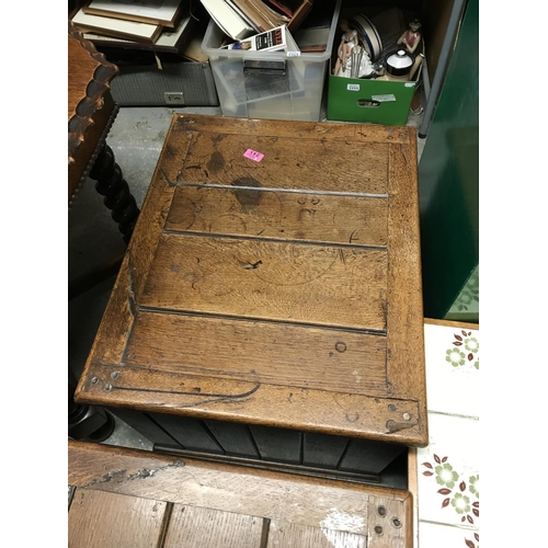 PLANKED PINE VINTAGE STORAGE CHEST 65CMS X 55CMS X 48CMS H