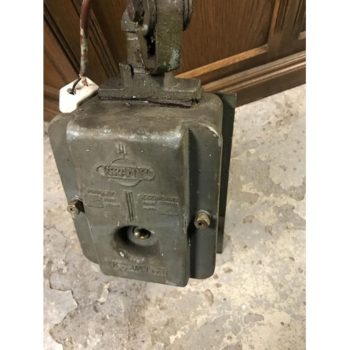 132 - 1950s GRANIC INDUSTRIAL MACHINE LIGHT - OVERALL 120CMS H