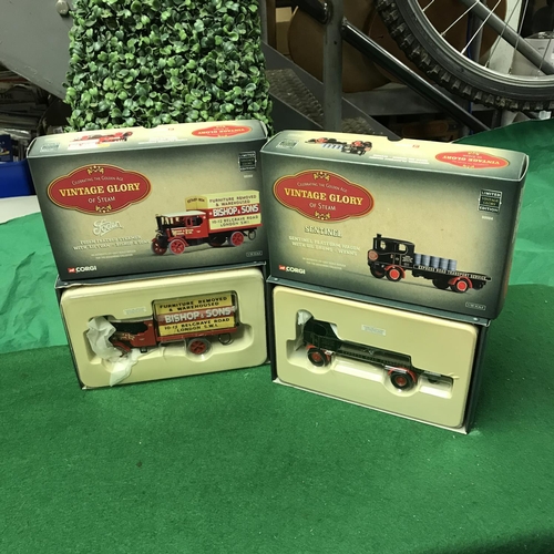 288 - 4 X BOXED CORGI VINTAGE GLORY DIECAST MODELS