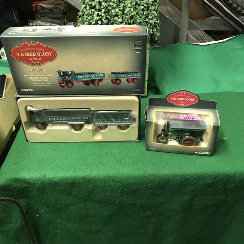 288 - 4 X BOXED CORGI VINTAGE GLORY DIECAST MODELS