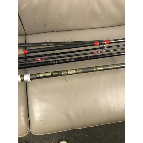 53 - 2 X 2 PEICE FISHING RODS