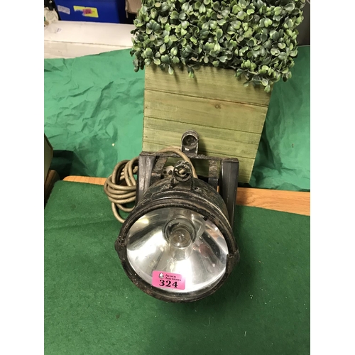 324 - VINTAGE RAF ALDIS HAND HELD SIGNAL LAMP