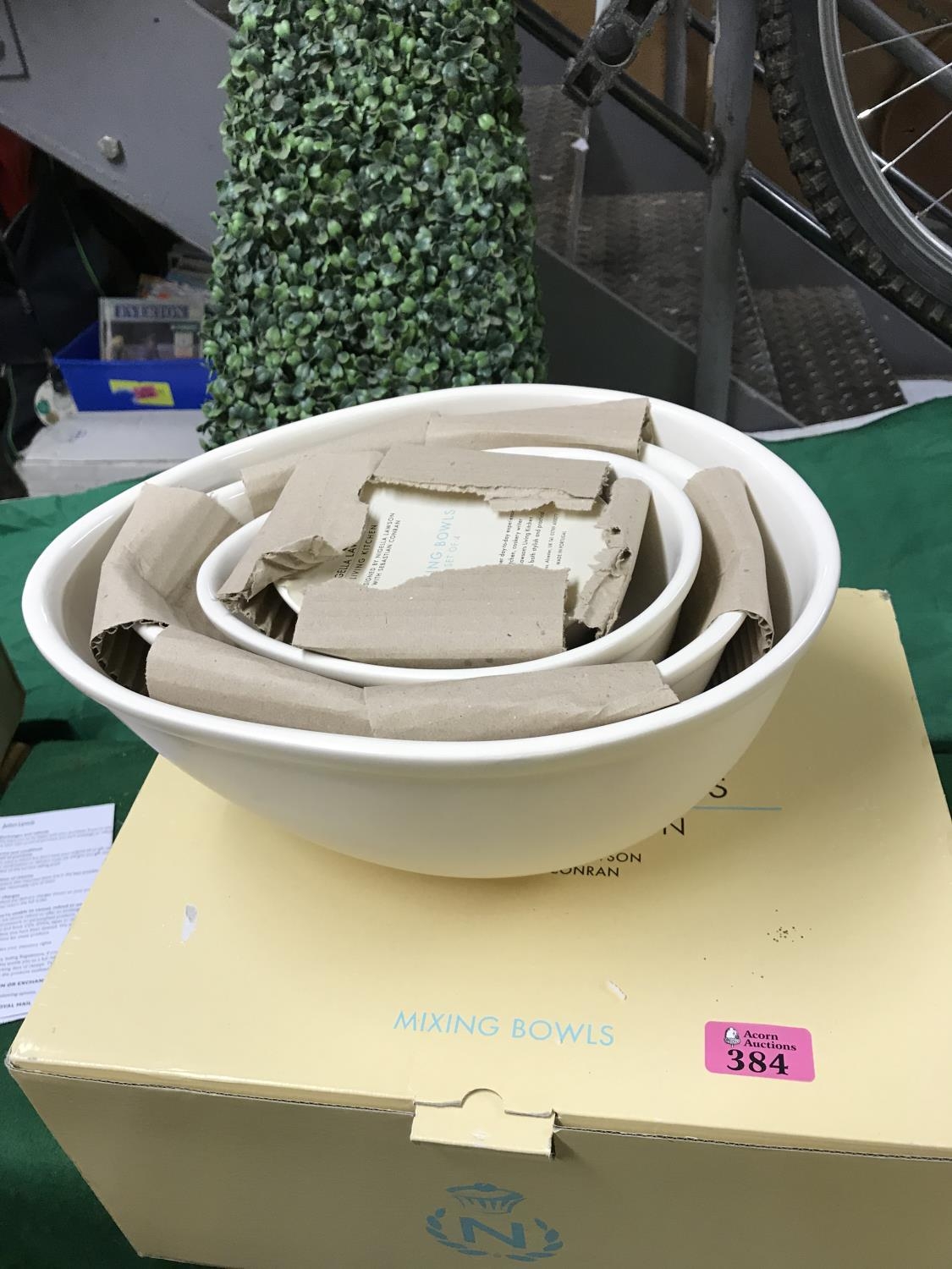 BOXED SET OF NIGELLA LAWSON MIXING BOWLS FOR JOHN LEWIS NEW