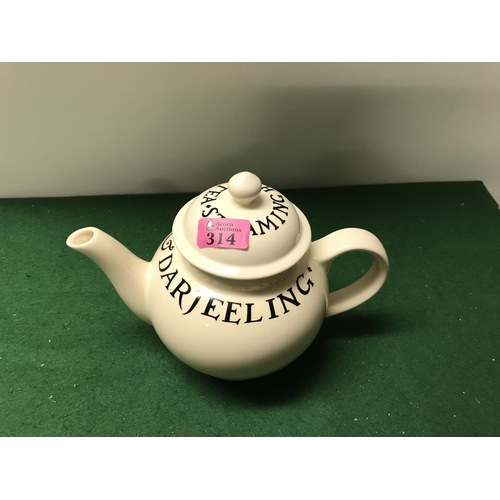 314 - LOVELY EMMA BRIDGEWATER TEAPOT 