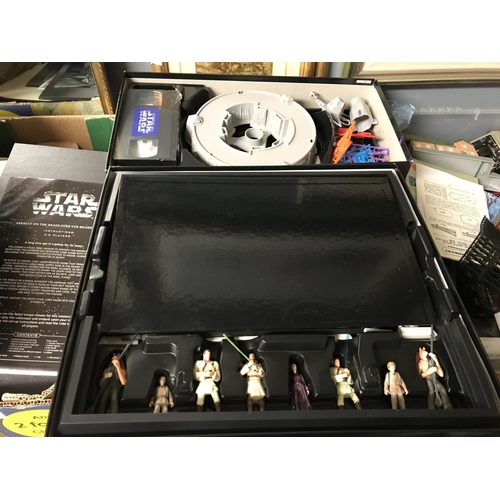 347 - BOXED STAR WARS CHESS SET & BOXED INTERACTIVE BOARD GAME