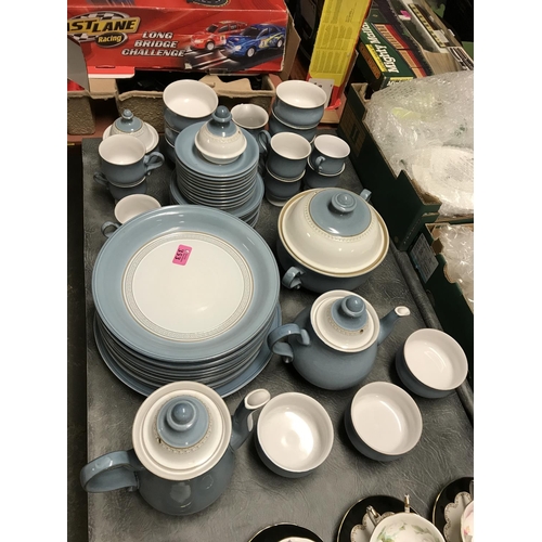 353 - LARGE QTY OF DENBY DINNER WARE  - APPROX 50 PEICES - A/F JUG & 1 X SOUP BOWL