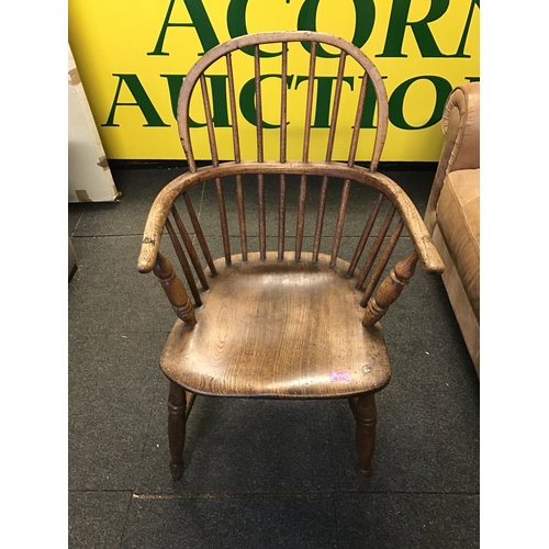 36 - LOVELY EARLY WINDSOR CHAIR - COLLECTION ONLY OR ARRANGE OWN COURIER